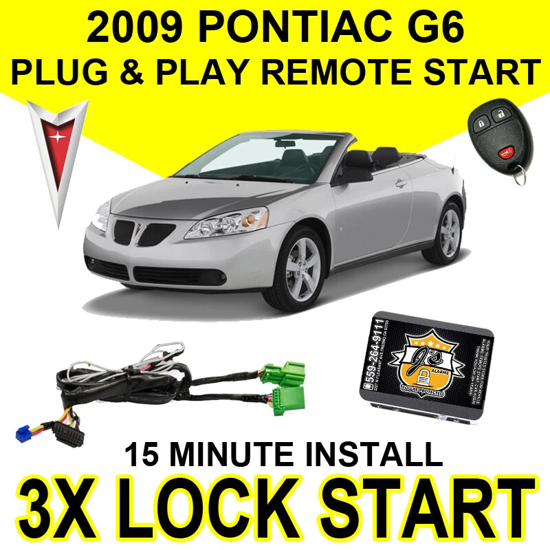 Pontiac g6 remote start install deals