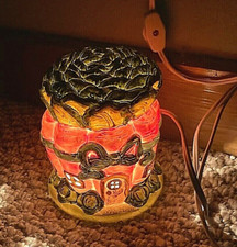 VINTAGE 90's- Ceramic CARROT House Nightlight 4.5" Tall-Table Lamp-NEW OLD STOCK