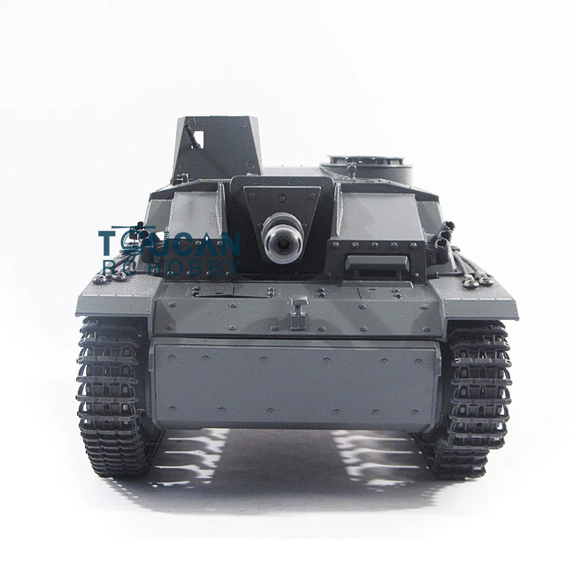 Almost Full Metal Mato 1/16 Stug III RC Tank KIT Infrared Barrel Recoil 1226 - Image 4 of 4