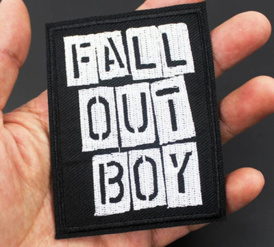 FALL OUT BOY - 2001 AMERICAN ROCK BAND MUSIC - Embroidered Iron-On Patch