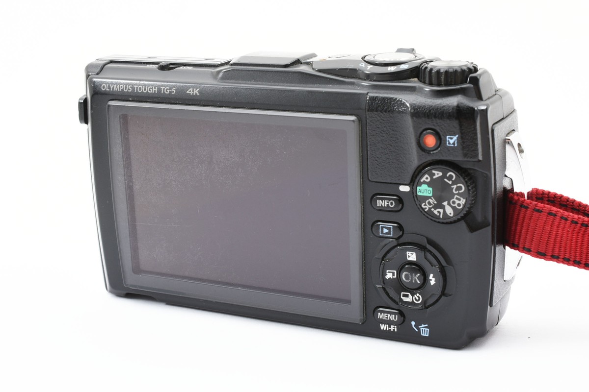 EXC+] Olympus Tough TG-5 Black 12.0 MP Waterproof Digital