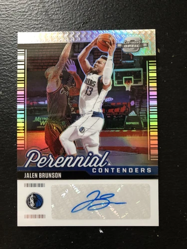 2020-21 Panini Perennial Contenders Optic - Jalen Brunson Auto /99 Mavs Knicks