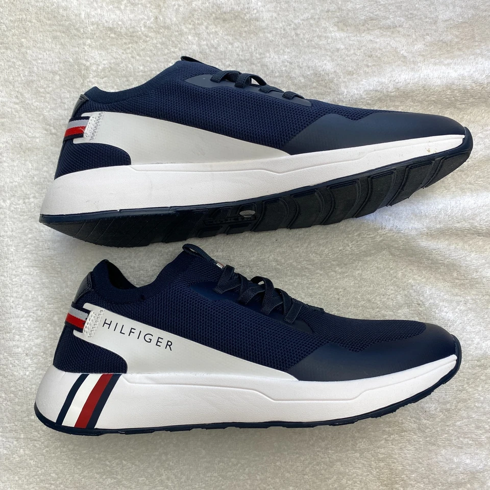 Tommy Hilfiger Arosa 运动鞋女式 9.5 米蓝色休闲酷 Normcore 独立豪华 — 第 4/4 张图片
