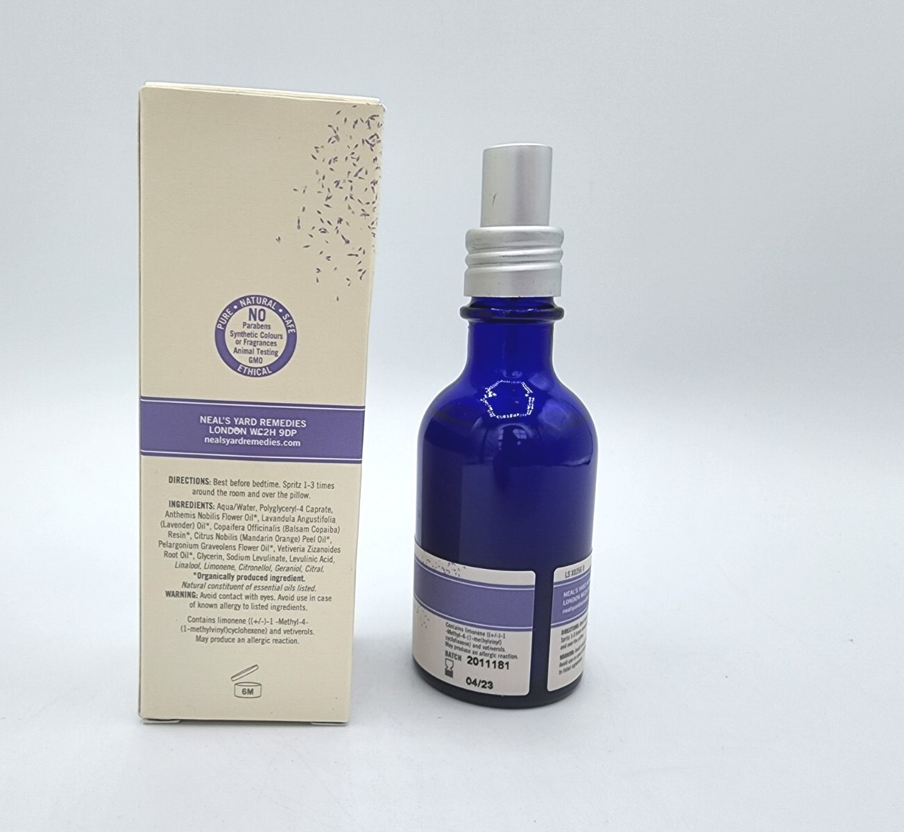 Neal's Yard Remedies Aromatherapy Goodnight Pillow Mist Lavender 1.52
