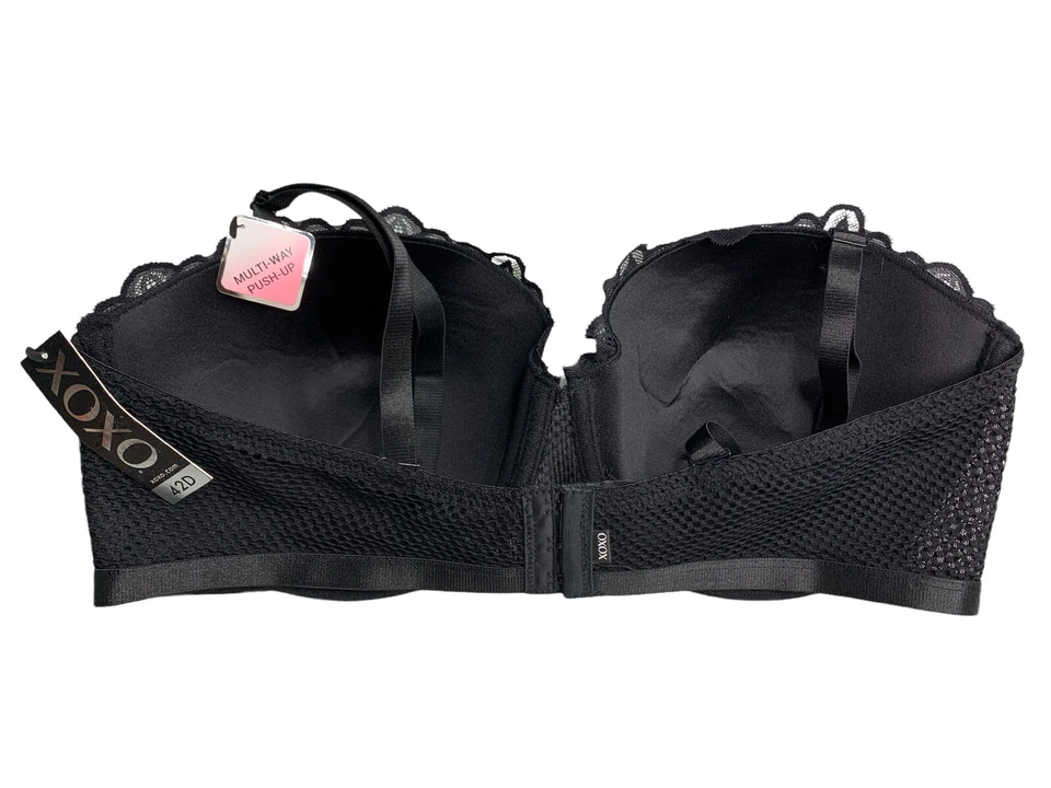 XOXO Women Lined Underwire Bra Multi -Way Push Up Set of 2 Size 42D StyleXO2511 - Image 3 of 4