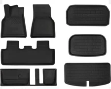 OtriFowd Tesla Model Y Floor Mats 2023 2022 2021 2020, Tesla Model Y Set Of 6