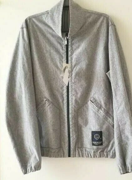 Love moschino Men s bike club cotton jacket gray NWT size Italy 54