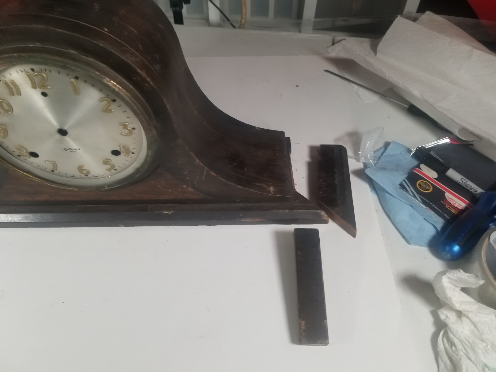 Antique GILBERT Mantle Clock. Made In Conn. *See Description* eBay