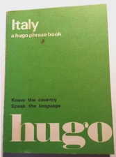 Italy A Hugo Phrase Book 1975 Hugo Language Books Tiny Book Italian Etiquette