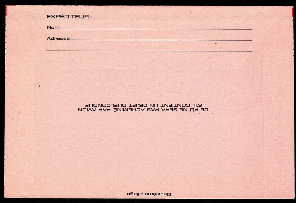 SLANIA GRABADO 1976 MÓNACO 1,60 FR SOBREIMPRESIÓN AEROGRAMA PRÍNCIPE RAINIER COMO NUEVO Foto 3 de 3