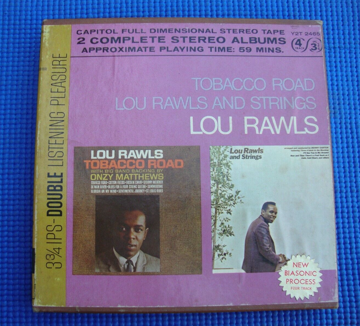 tobacco road lou rawls Lou Rawls ~ Tobacco Road and Strings Reel - 3 3/4 IPS, 4 Track, Stereo