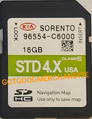 2015 KIA SORENTO LIMITED SX EX NAVIGATION SD CARD MAP DATA U.S GPS 96554 C6000