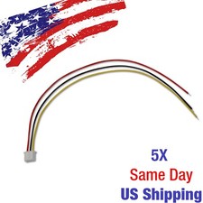 XH2.54mm 3 Pin Micro Electrical Female Connector Plug Wire 1007 26AWG 20cm 5PCS