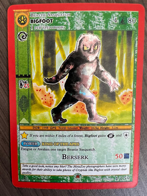 Bigfoot 4/159 REVERSE HOLO - Metazoo Cryptid Nation 2nd Edition