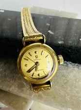 Vintage Omega Ladymatic Cal. 455 Automatic Watch Solid 18k Yellow Gold *Read* 20