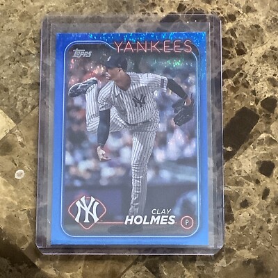 2024 Topps Series 1 - Blue Holofoil #247 Clay Holmes /999 A-5
