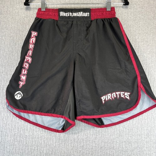 WrestlingMart Paramount Pirates Shorts Skull Graphic Athletic Kids (25) sports - Picture 2 of 9