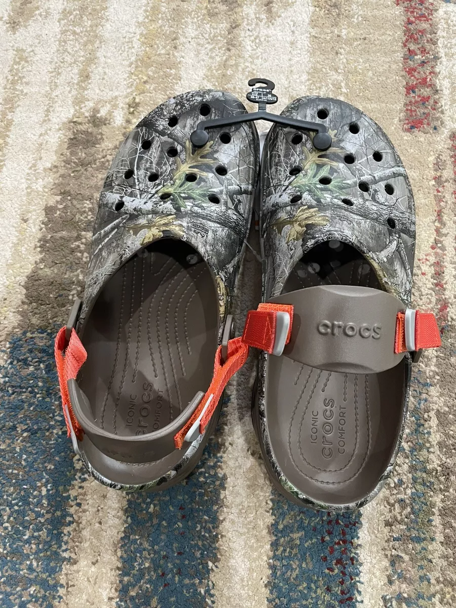 New Crocs Classic All Terrain RealTree Camo Clog Men s Size 12 USA