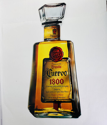 Jose Cuervo 1800 metal tequila liquor bottle bar tavern sign 30