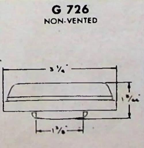 Tapa de gasolina Stant: G-726 Chevrolet Luv VW Bus 1977 1978 1979 Nuevo de Lote Antiguo Foto 3 de 4