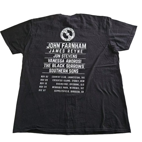 John Farnham One Electric Day Music Festival Tour 2019 Band Shirt Tee AU - Picture 2 of 7