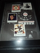 Bell Records Rare Original 1969 Promo Poster Ad Framed! Chad Mitchell, Legend