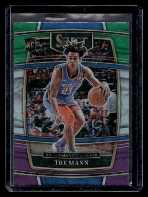 2021 Panini Select #36 Tre Mann Rookie Thunder Tri-Color Prizms