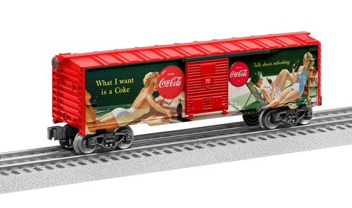 Coche de carga vintage Pin Up para niñas Lionel #84612 Coca Cola | Condition: New