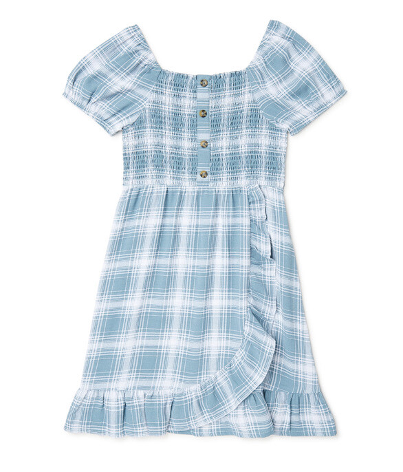 Wonder Nation Girls Puff Sleeve Dress Size Small (6-6X) NWT