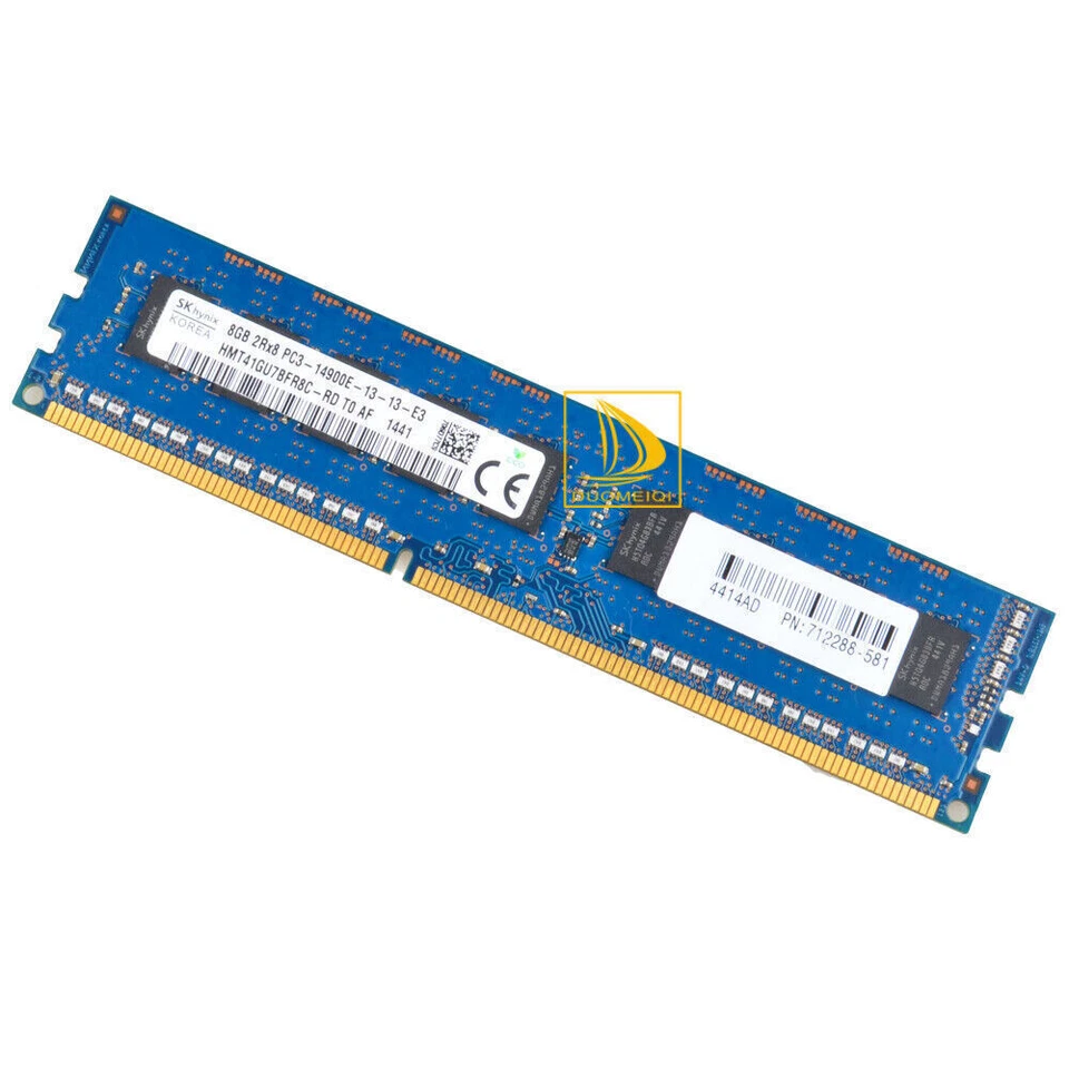 16GB SK Hynix 2x 8GB 2Rx8 DDR3 1866MHZ PC3-14900E 240Pin DIMM Desktop Memory RAM - Image 4 of 4