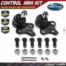 Juego de rótulas inferiores delanteras de 2 piezas para Chevrolet Oldsmobile Buick Skylark 1986-1998