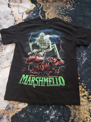 Adult Medium Marshmello T-shirt Zombie Monster Rare Limited