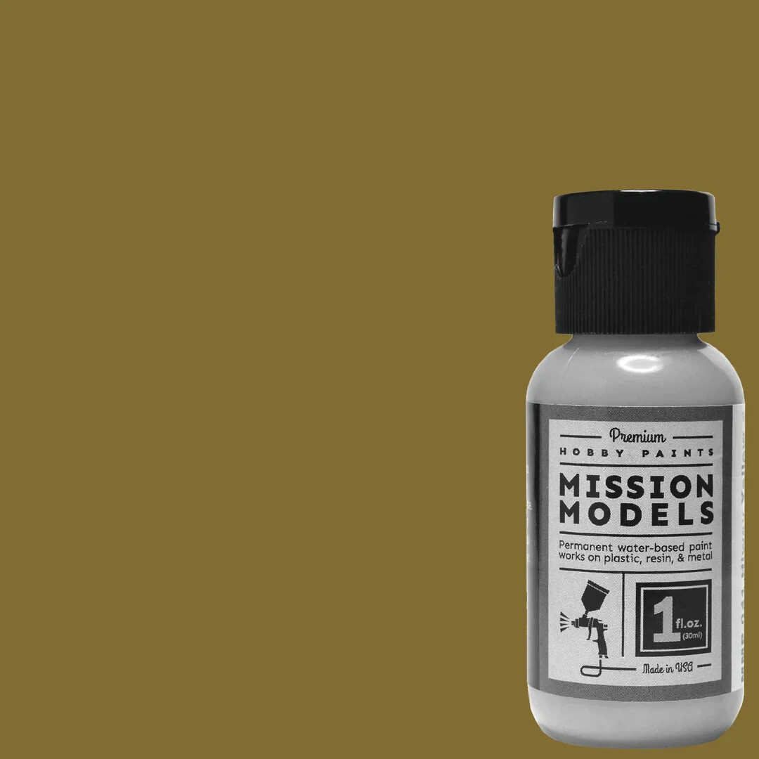 Mission Models Premium Hobby Paints Grunbraun RAL 8000 30ml Bottle (MMP - 017)