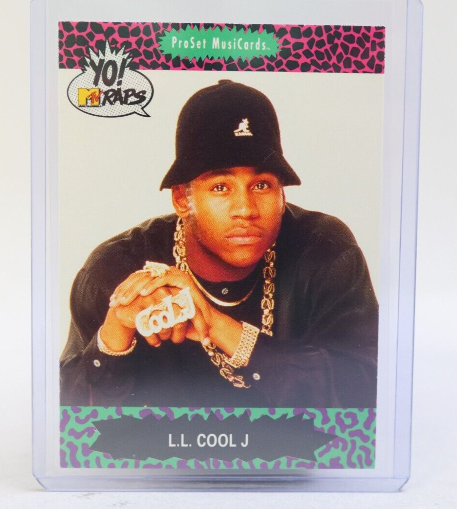 Yo MTV Raps LL COOL J Collectible CARD Series 1 #50 | eBay
