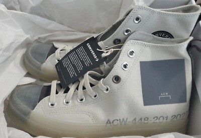 CONVERSE CHUCK 70 High x A-Cold-Wall Silver Birch 2022 A02276C, Size 8, IN HAND