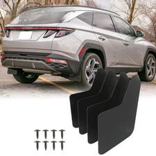SUV Mud Flaps Splash Guards Flexible Wheel Fender Flares BK for Hyundai Tucson