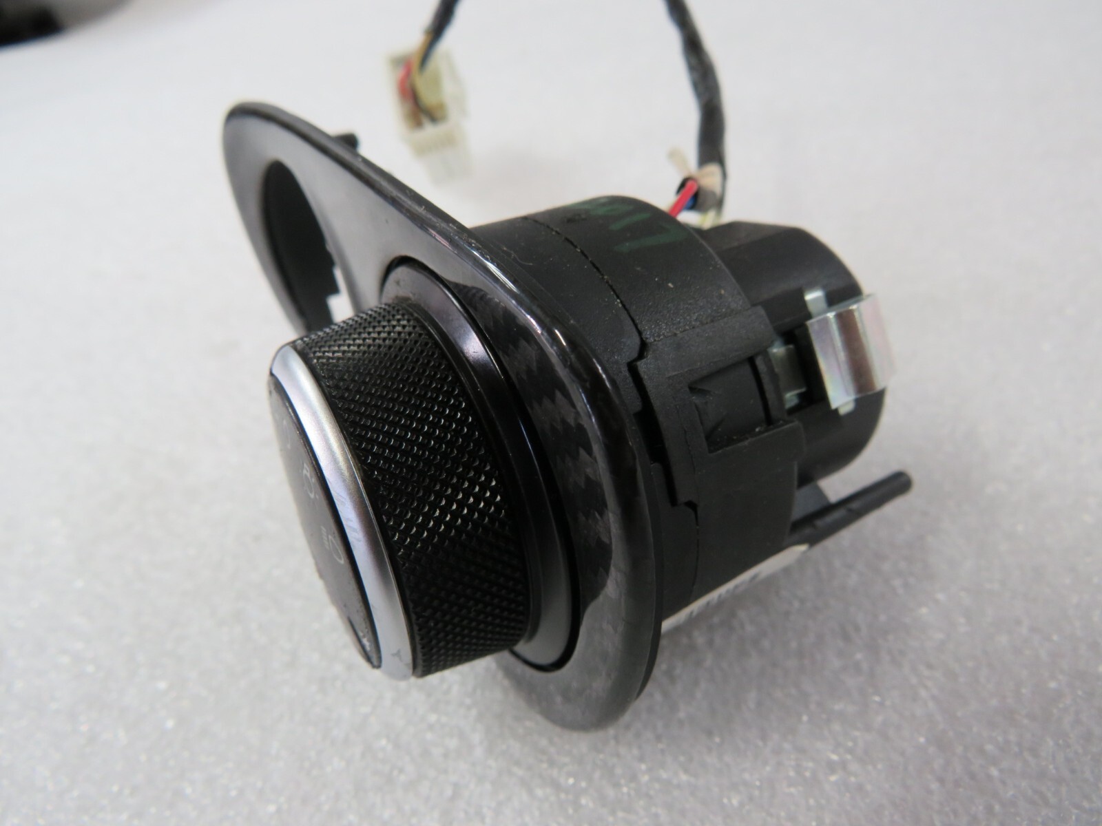 Ferrari 458 Italia, Headlight/Headlamp Switch, Carbon Fiber Wrap, Used, 72728800