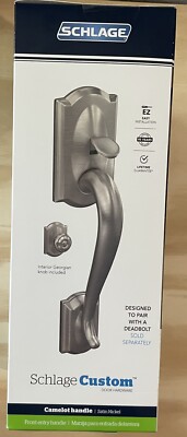New Schlage Best Price Free Shipping FC285 GC CAM 619 GEO Front Entry Handle