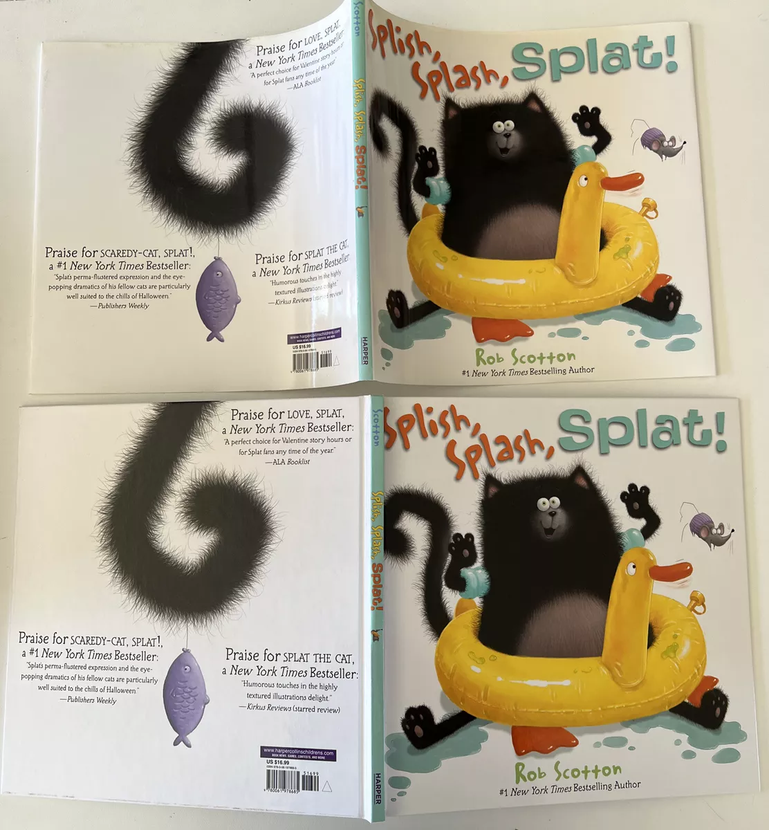 Scaredy-Cat, Splat! by Rob Scotton, Hardcover