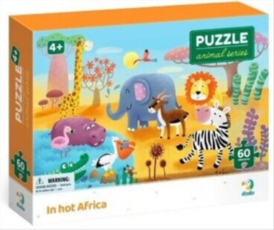 DODO. Puzzle biomy 60 elementów, W gorącej Afryce
