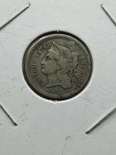 1865 Three Cent Nickel - As Shown! (3153)