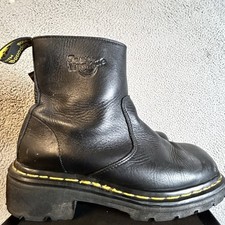 Vintage 90s Dr Martens 9489 Zip Up Black Boots Men  s 6 Women  s 8 Chunky Grunge