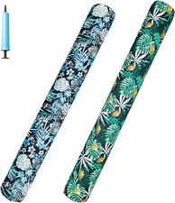 Inflatable Pool Noodles, 54"x6" Large Pool Float Noodle Set, Soft Fabric Covered