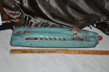 Antique Buffalo Toys Sir Malcolm Campbell Bluebird Racer Tin Wind Race Car