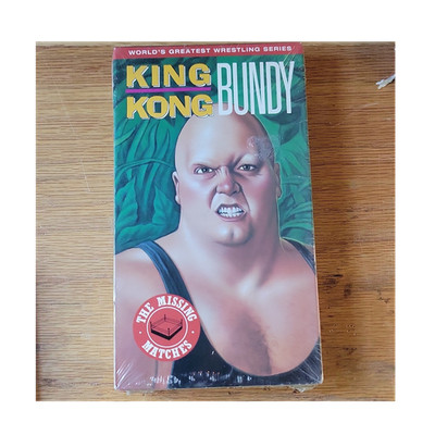 3-G Home Video King Kong Bundy The Missing Matches VHS 1989 Pro Wrestling WWE