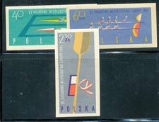 POLAND-1961 SC # 1006-08,-MNH