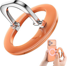 for Iphone 17 Magsafe Phone Grip, Adjustable Magnetic Phone Ring Holder Removabl