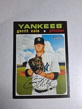2020 Topps Heritage High Number Gerrit Cole #501, 