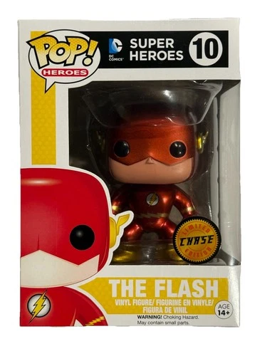 Funko Pop The Flash #10 CHASE DC Super HeroesReverse Flash Eyes Rare