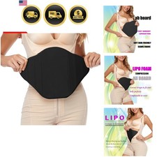 Lipo Foam Compression Ab Board Post Surgery Abdominal Board Liposuction Black